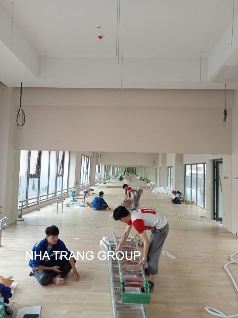 Gương phòng tập Gym yoga Nha Trang